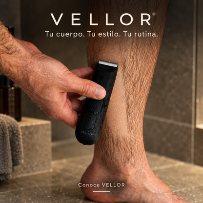 VELLOR One — Rasúrate en la ducha en tan solo 3 minutos.